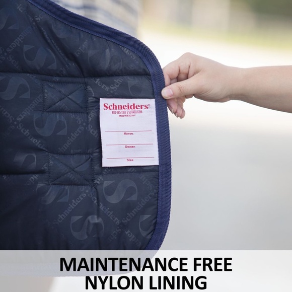 SCHNEIDERS Dura-Tech® Hunt Club Plaid Medium Weight Stable Blanket 78 Plaid - Picture 4 of 6